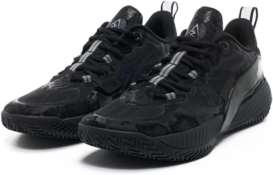 RIGORER Battle2 Zero-Drop Basketball Shoes | Austin Reaves Same Style | 18.5mm Forefoot & Heal for Less Pain | Translucent EVA Midsole (60%+ Reboud) | Nylon Shank & Reinforced Toe