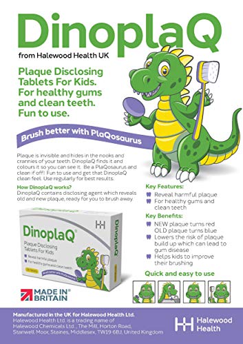 Dinoplaq Disclosing Tablets - 30 Tablets #TOP1