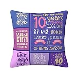 Skizbcw Gifts for 10 Year Old Girl - Gift for 10 Year Old Girl - 10th Birthday Decorations for Girl