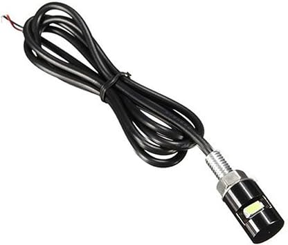 1/2 Car Auto Motorcycle Tail Number Universal Screw Bolt Light 12V 5630 License Plate Lamp White LED