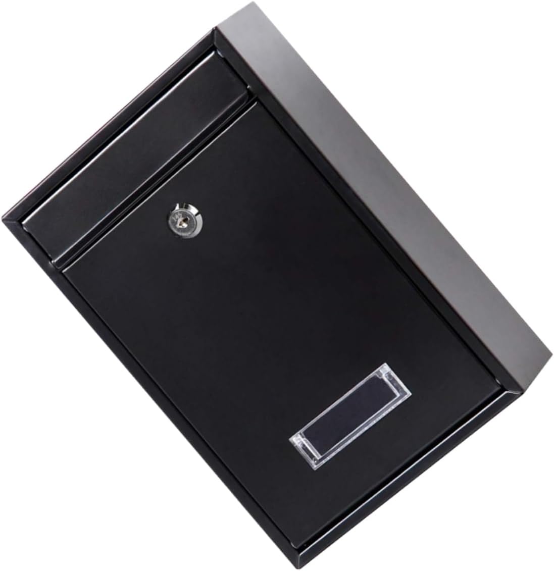 Balacoo Metal Outdoor Mailbox Weather Resistant Letter Box for Home Stylish Garden Letter Case Lock Suitable for Villas and Family Use