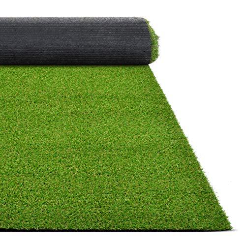 casa pura Gazon Synthetique - Pelouse Artificielle | Pelouse Synthetique Exterieur en 6 Epaisseurs | Herbe Effet Naturel au mètre | Terraza (18mm) - 100x100 cm
