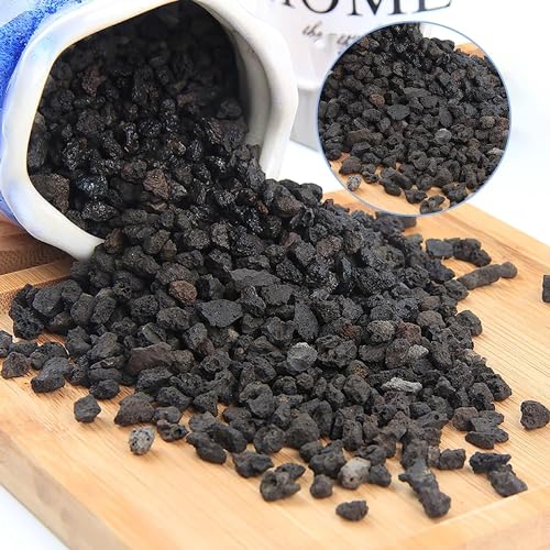Image of VAYINATO Aquatic Remedies Wild Lava Pure Black (1Kg) | Special Edition Black Volcano Gravel for Planted Aquarium, Aquascaping & Garden Plants | Natural Porous Lava Substrate for Fish & Shrimp Tanks