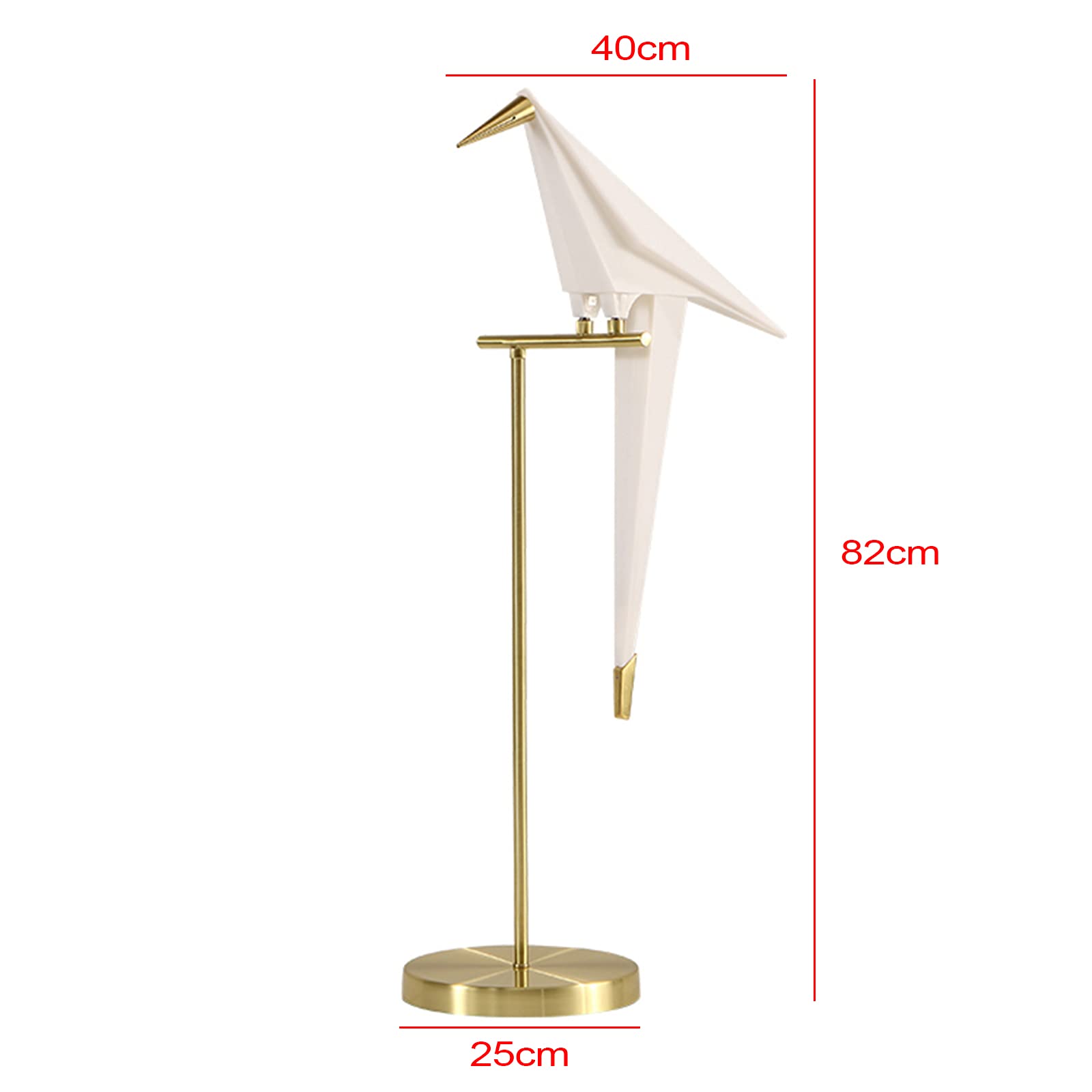 Rigami Kranich Vogel Stehlampe Vogel Boden Origami Kranich Vogel Schreibtischlampe LED Energiesparlampe Nordic Papierkranich Origami Vogel Schreibtischlampe Wohnzimmer Schlafzimmer (Tischlampen)