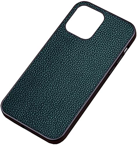 Coque iPhone 13 Mini antichoc cuir litchi écran et caméra