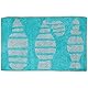 MSV Badeteppich Moshi aus Baumwolle 50x80cm in blau, 50 x 80 x 15 cm