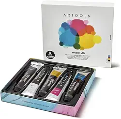 Guache Bisnaga Palette 22 ml 5 cores Artools