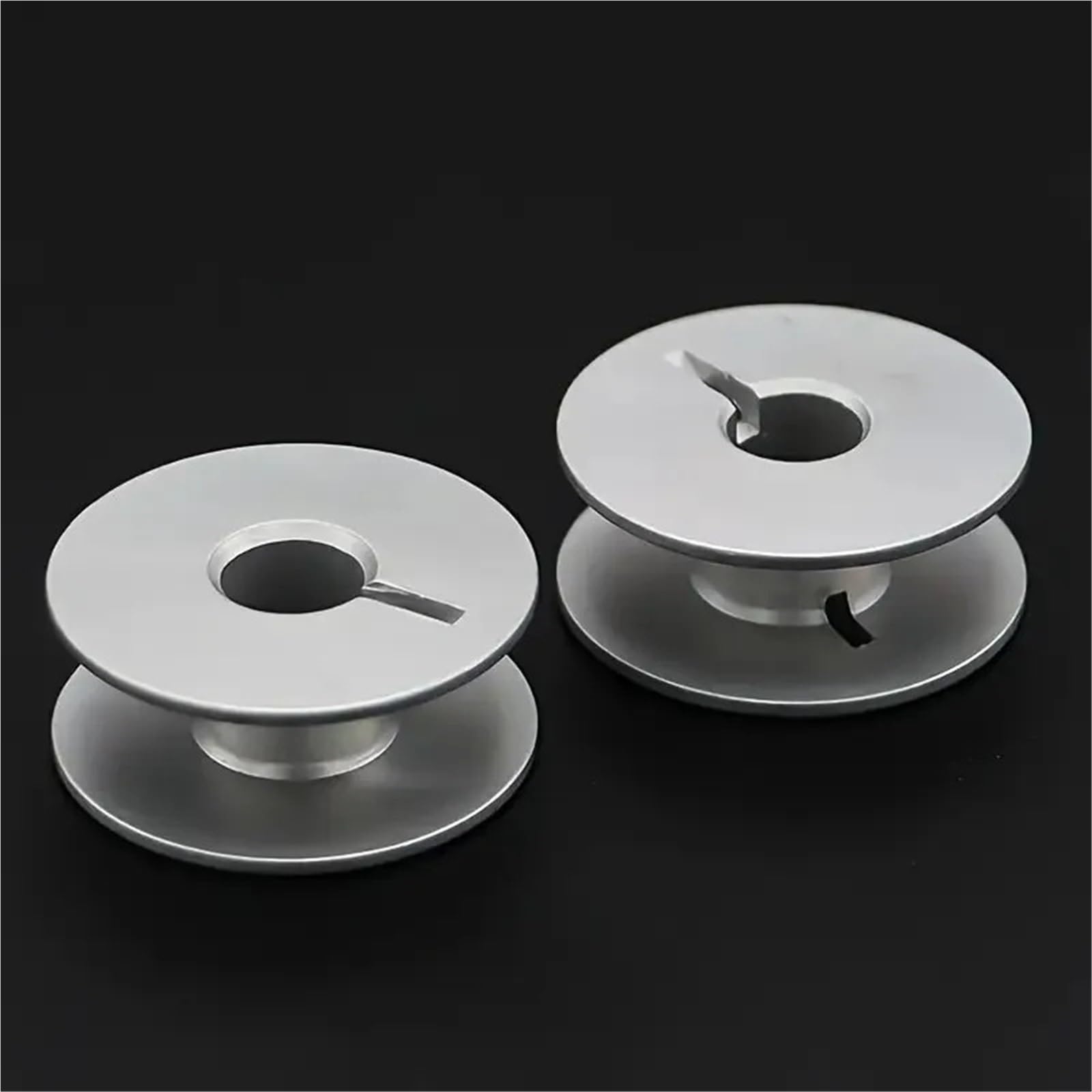 bobinas de maquina de coser 20/40/60/80 Uds bobinas de aluminio artesanías costura punto bloqueo Industrial(60PCS)