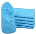 Sinland Sinland Microfibre Waffle Weave Dish Cloths Cleaning Cloth Dishcloth Face Cloth Washcloth 12 Inch X 12 Inch 6 Pack Turquoise