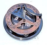 Gilbert Sundial Camping/Hiking Steampunk Accessory - Antique Finish - Beautiful -Sundial Clock (Anti