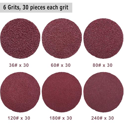 Austor AU-24-917 180 Pcs Sanding Discs 2 Inch Quick Change Disc thumb #1
