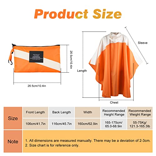 LAMA Mode Regenponcho Atmungsaktiv Regenmantel Unisex Regencape Leicht Regenjacke Regenschutzbekleidung Raincoat als Picknickdecke Sonnensegel für Herren Damen Fahrrad Motorrad Wandern Camping Reisen