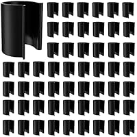 Jetec 64 Poolabdeckungsclips – Weiße PVC-Klemmen Für 3,8 Cm Rohre, Zum Befestigen Von Planen, Netzen, Schattentüchern