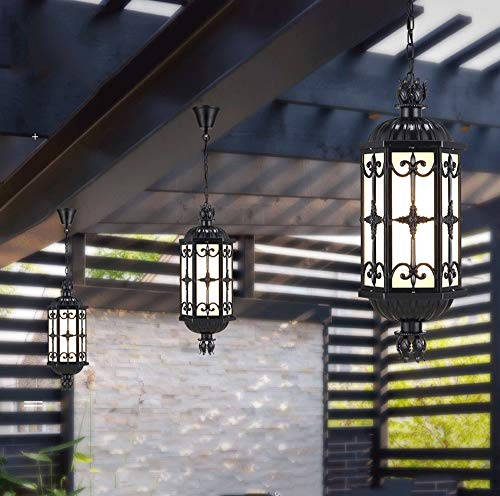 Lumière extérieur de porche lanterne classique antique led - 2