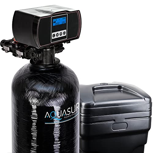Aquasure Harmony Series Water Softener Plus Iron Removal w/Aquatrol Digital Control Head and Premium Grade Fine Mesh Resin (32,000 Grains)