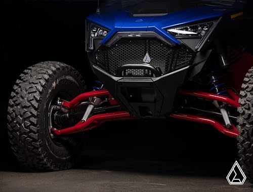 Miniatura 4 de SuperATV Assault Industries Hellfire V2 - Rejilla frontal para Polaris RZR Turbo R/Pro R/Pro XP, color negro, diseño de 3 piezas para una fácil