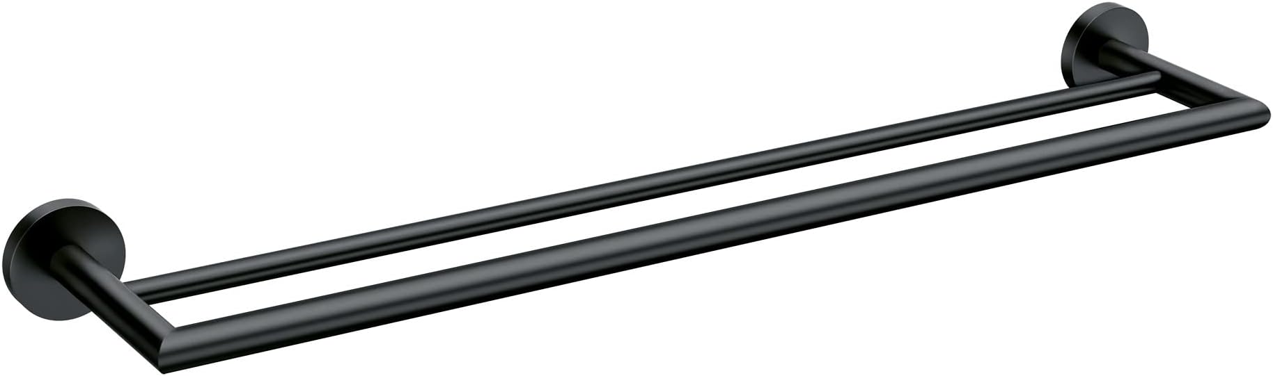 Moen Y5722BL 24-Inch Modern Double Towel Bar, Matte Black