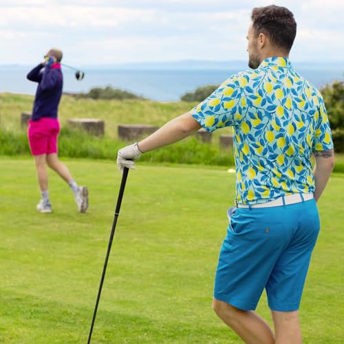 Image of Royal & Awesome Funny Golf Shirts for Men, Mens Golf Shirt, Crazy Golf Shirts for Men, Fun Golf Polos for Men, Mens Polo Golf