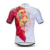 Men‘s Cycling Jersey Mens Bike Clothing Short Sleeve Pro MTB 3D Bicycle Shirts Tops Quick Dry,Pockets,Breathable