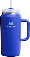 Vista 187 de STANLEY Quencher H2.0 Vaso Térmico con asa y pajilla, 64 onzas, tapa Flowstate de 3 posiciones, gran capacidad para viajes y deportes, vaso de acero