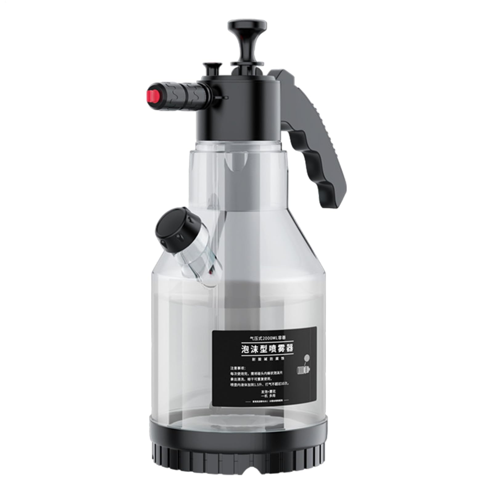 Pistolet d'arrosage en mousse manuel de 2L pour le lavage de voiture