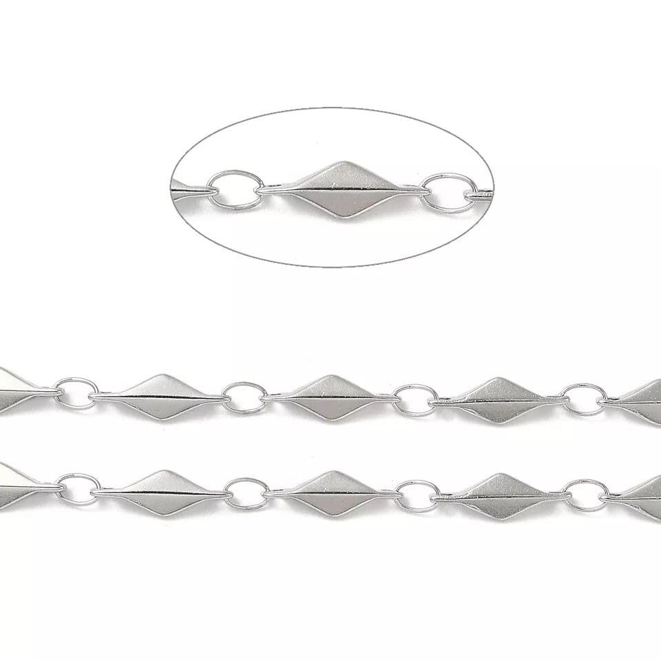 Image of THE MEN THING Chain for Men, Luxury Pure Titanium Steel Chain | Silver Stainless Steel Chain | Necklace Jewellery for Men & Boys