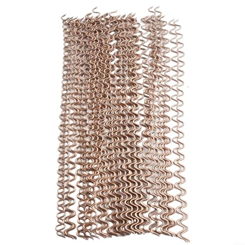Bulevisiter 50 piezas de alambre de soldadura ondulada recubierto de cobre de acero para soldadura por puntos consumibles kit de herramientas de reparación de abolladuras de carrocería de coche
