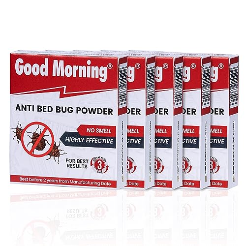 Good Morning Bed Bug Killer Powder Concentrate, Makes 5 Liters Spray (Pack of 5) (Image - 1)