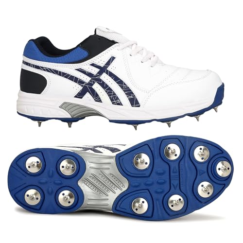 Image of PRO KVH Plus Men's Cricket Spike Shoes Performance,and Customizable Spikes for Fast Bowlers