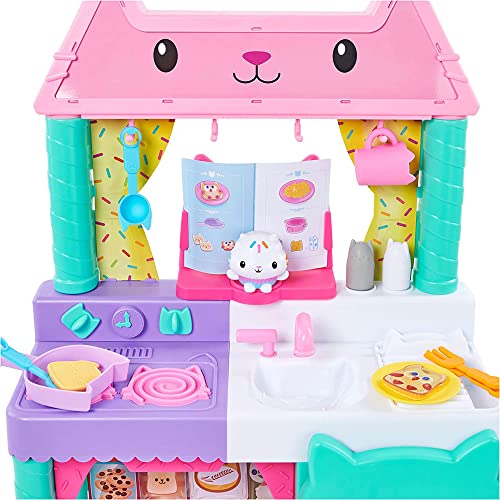 Image of Gabby's Dollhouse Cakey Kitchen Playset with Accessories and Play Food