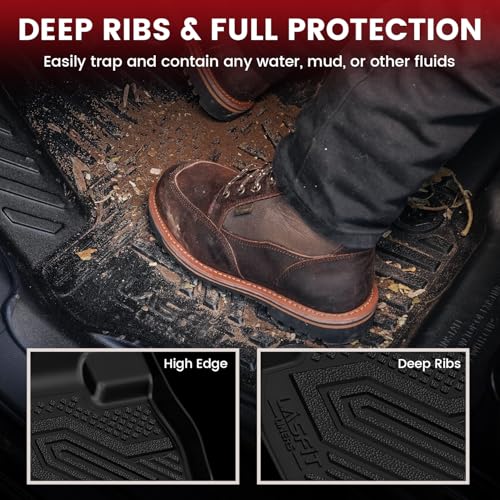 Image of LASFIT Floor Mats for Ford Explorer 2015 2016 2017 2018 2019 7 Seater