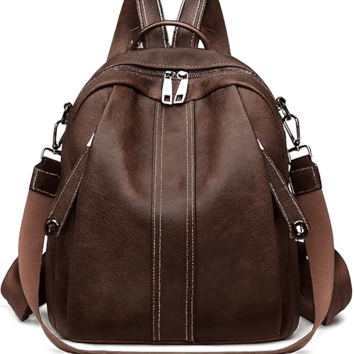 Image of Stylish Casual Medium Office Women Backpack, Travel Daily Use College Bag for Girl's, Note-Book Tuition Nurse Lightweight Backpack