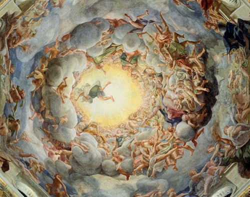 Assomption de la Vierge Correggio Toile pour Habiller un Grand Mur Vide de Salon