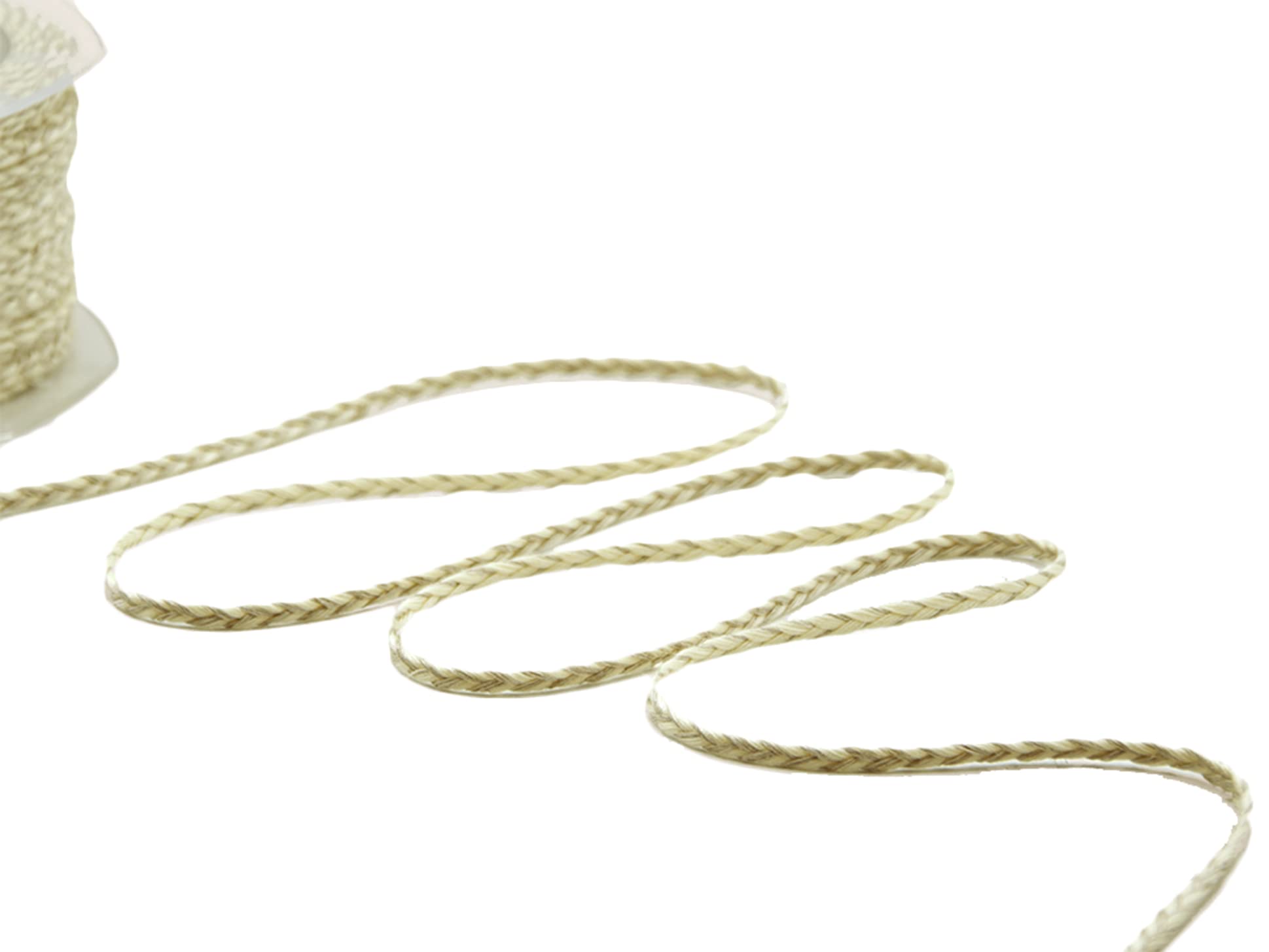 Furlanis Ribbon, Linen, Ivory (RAL 1013), 9x9x6 cm
