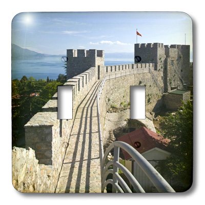 Double interrupteur à bascule Macédoine Ohrid par Walter Bibikow pour décoration murale
