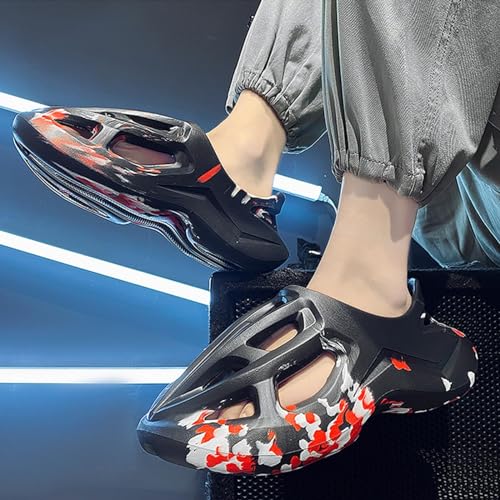 Foam Runners for Men Non-Slip Quick-Drying Outdoor Pillows Shoes Slip-On Soft Beach Sandals Walking Breathable Couple Sneakers Fashion Thick Slippers2