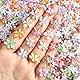 GlamRays 60 Stück Blumen Nagelkunst Charms 3D Hawaii Blumen Nagel Kristalle Hibiskus Blumen Nagel Edelsteine Bunte Blumen Nagel Diamanten Sommer Nagel Schmuck Kleine Blumen