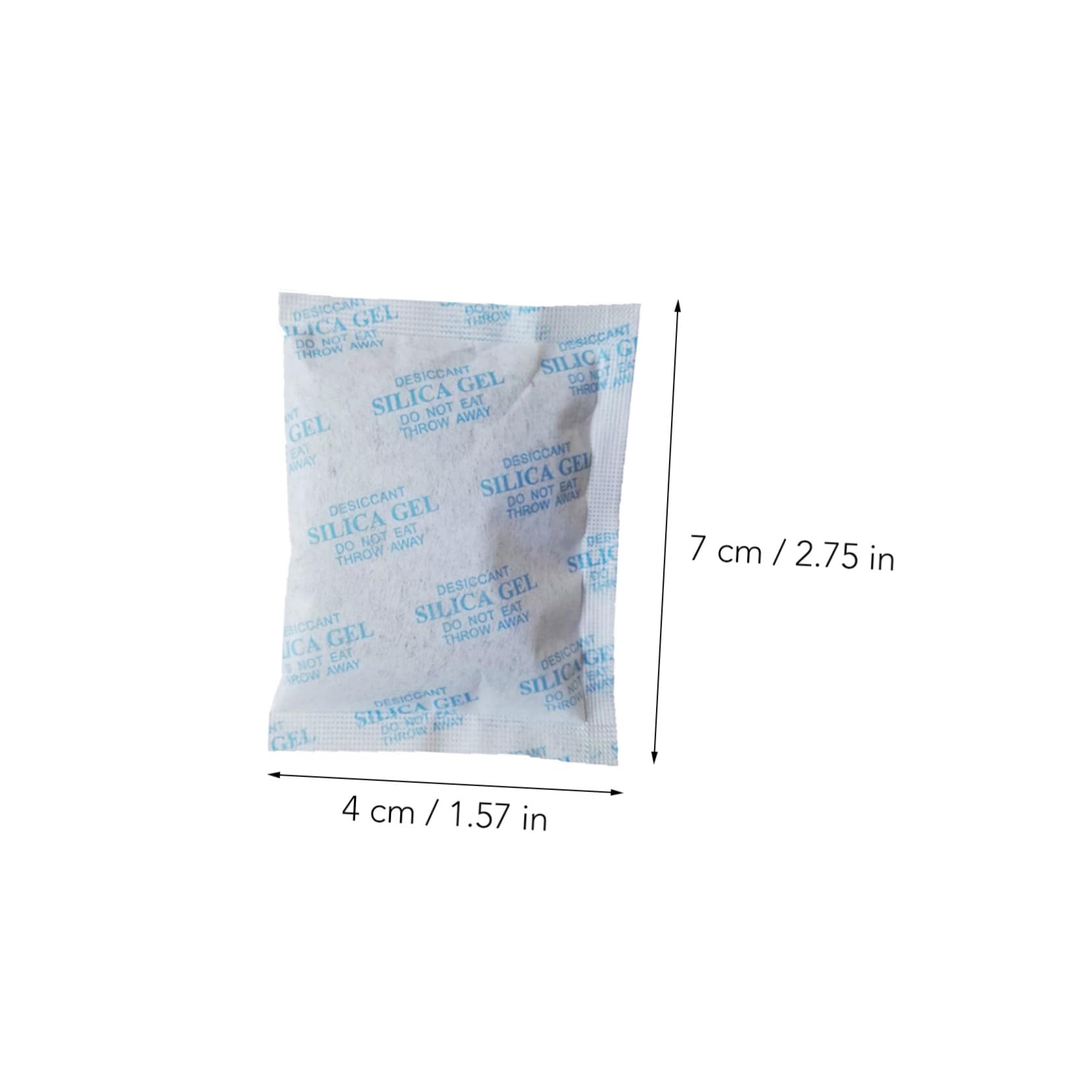 Bustine Gel di Silice 10g 100 Pezzi Essiccante Non Tessuto Assorbimento Umidità e Protezione Dalla Corrosione per Armadi e Cassetti