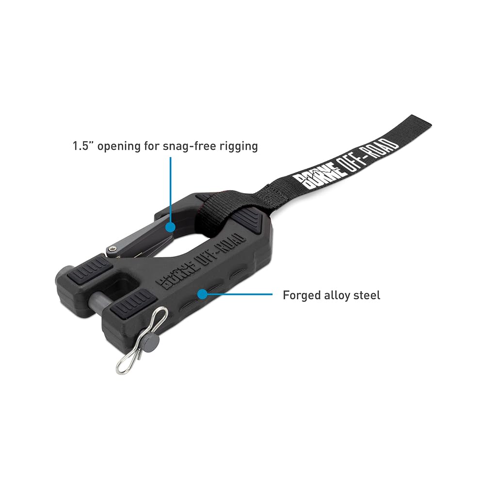 Borne Off-Road Hawse Fairlead Black