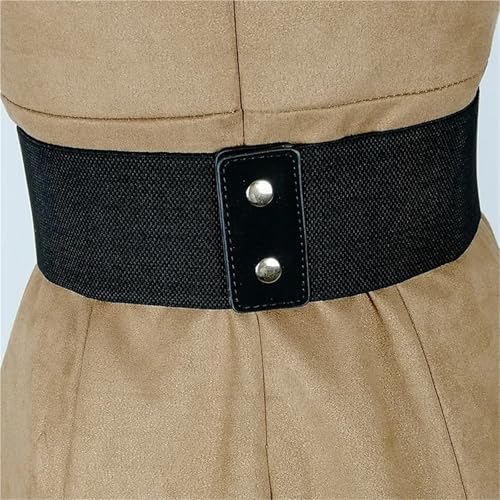 Elastic Corset Belt Plus Size Wide Belts for Women Waist Stretch Cummerbunds Big Waistband Dress Vintage2