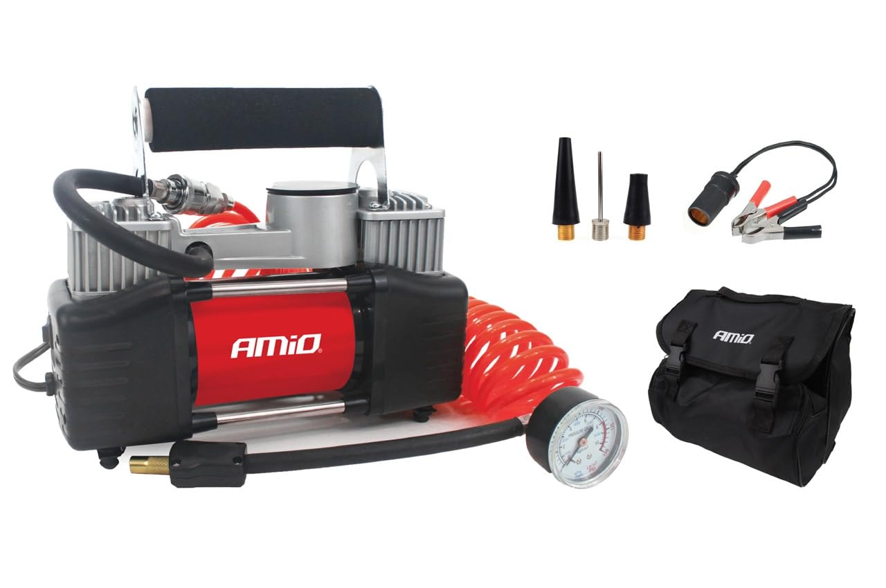 Amio Compresor de Metal ACOMP-4 2 Cilindros 12V HQ