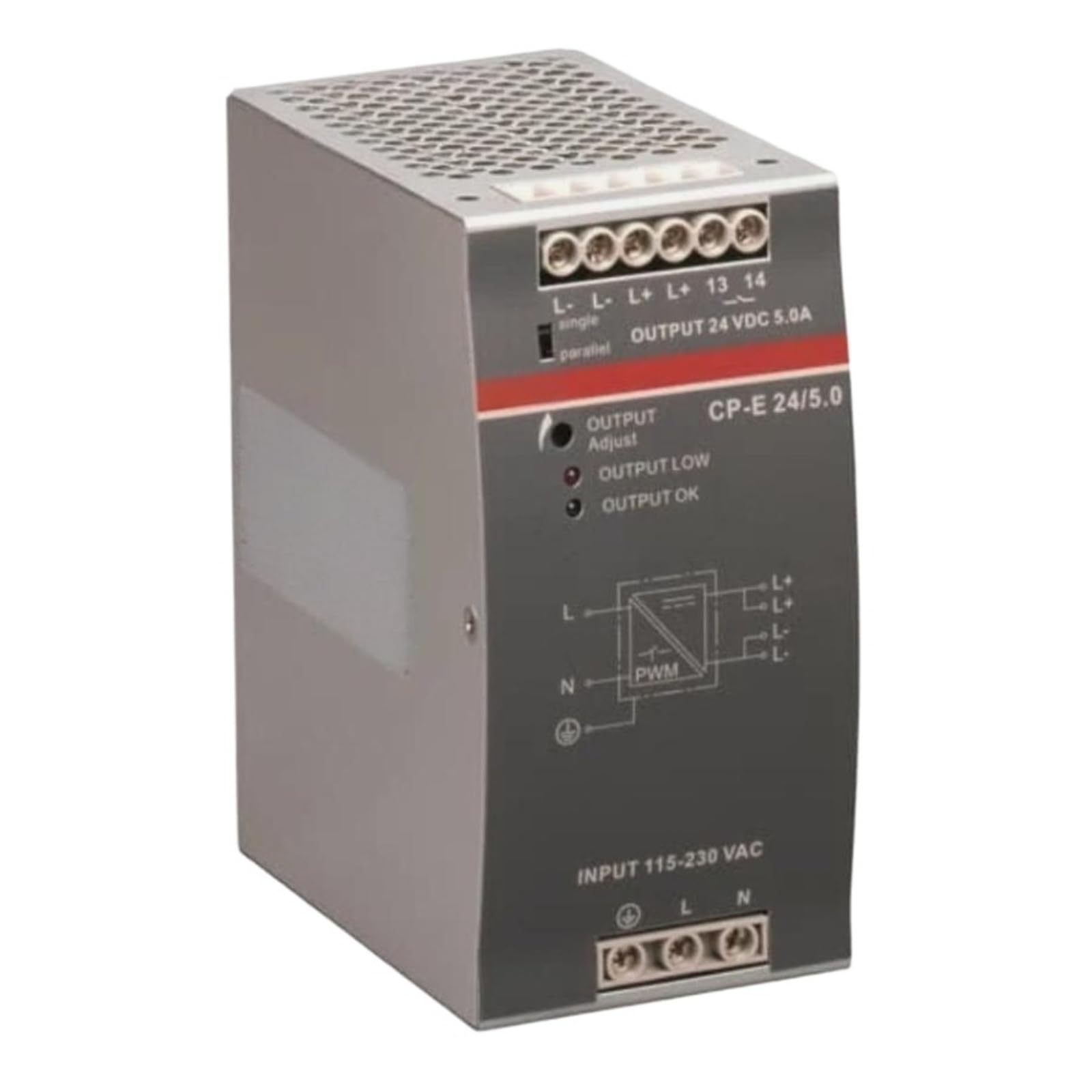 Alimentation à découpage CP-E 24/5.0 pour armoires de commande d'atelier