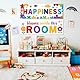 PLIGREAT 2 Stücke Klassenzimmer Banner und Poster Motivierende Klassenzimmer Dekorationen Bunte Blumen Schwarzes Brett Wanddekoration Poster für Lehrer Kindergarten Grundschule