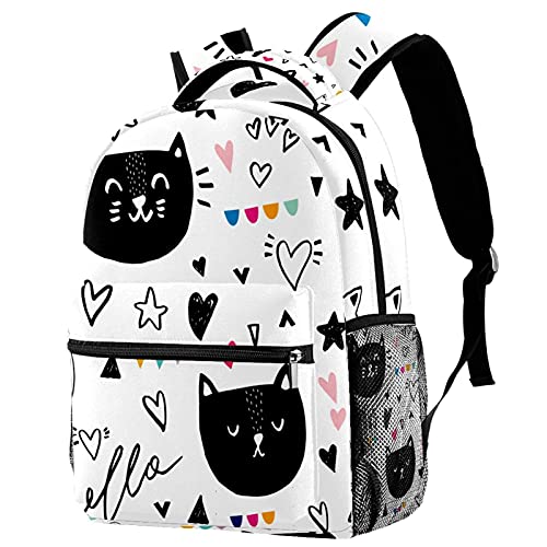Sac à dos de voyage multicolore 29x20x40cm pour étudiant et randonnée