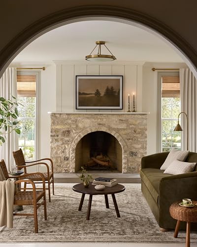 Loloi Magnolia Home by Joanna Gaines Pace Collection PAC-06 Forrest/Natural 2'-3" x 3'-10" Accent Rug