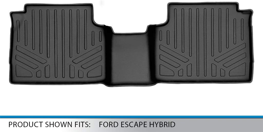 SMARTLINER All Weather Custom Fit Floor Mats 2nd Row Liner for 2020-2025 Ford Escape