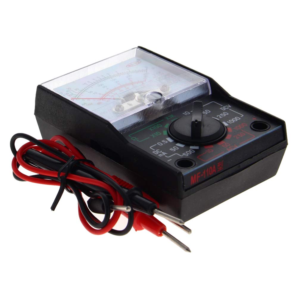 Fielect MF110A Digital Multimeter with DC AC Voltmeter and Ohm Volt Amp Tester and Diode Voltage Tester Meter with Test Probe