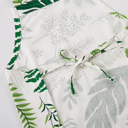100-Cotton-Aprons-for-Women-with-Pockets25x34-Long-Adjustable-Kitchen-Chef-Cute-Floral-Apron-for-Women