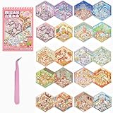 Multifonction : améliorez l'imagination et la créativité, vous pouvez faire des créations de bricolage avec vos amis ou votre famille et voir qui crée des scènes plus intéressantes. Ces scènes d'autocollants vibrantes sont idéales pour personnaliser diverses surfaces, qu'il s'agisse de coques de téléphone, d'ordinateurs portables ou de cahiers.