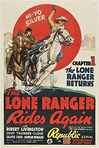 Amazon.com: The Lone Ranger Rides Again Poster Movie D 27 x 40 Inches ...